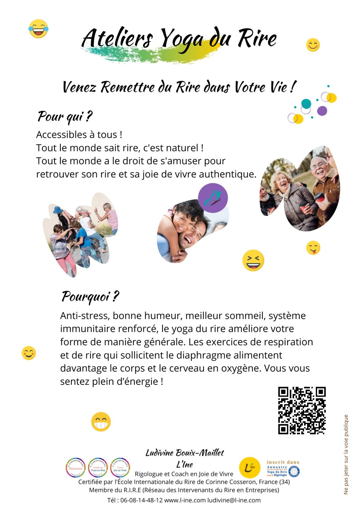 Novembre et Décembre 2022 – Nouveaux ateliers au bois de l’Utopie – YOGA du rire Novembre et Décembre 2022 – Nouveaux ateliers au bois de l’Utopie – YOGA du rire