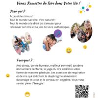 Novembre et Décembre 2022 – Nouveaux ateliers au bois de l&rsquo;Utopie – YOGA du rire